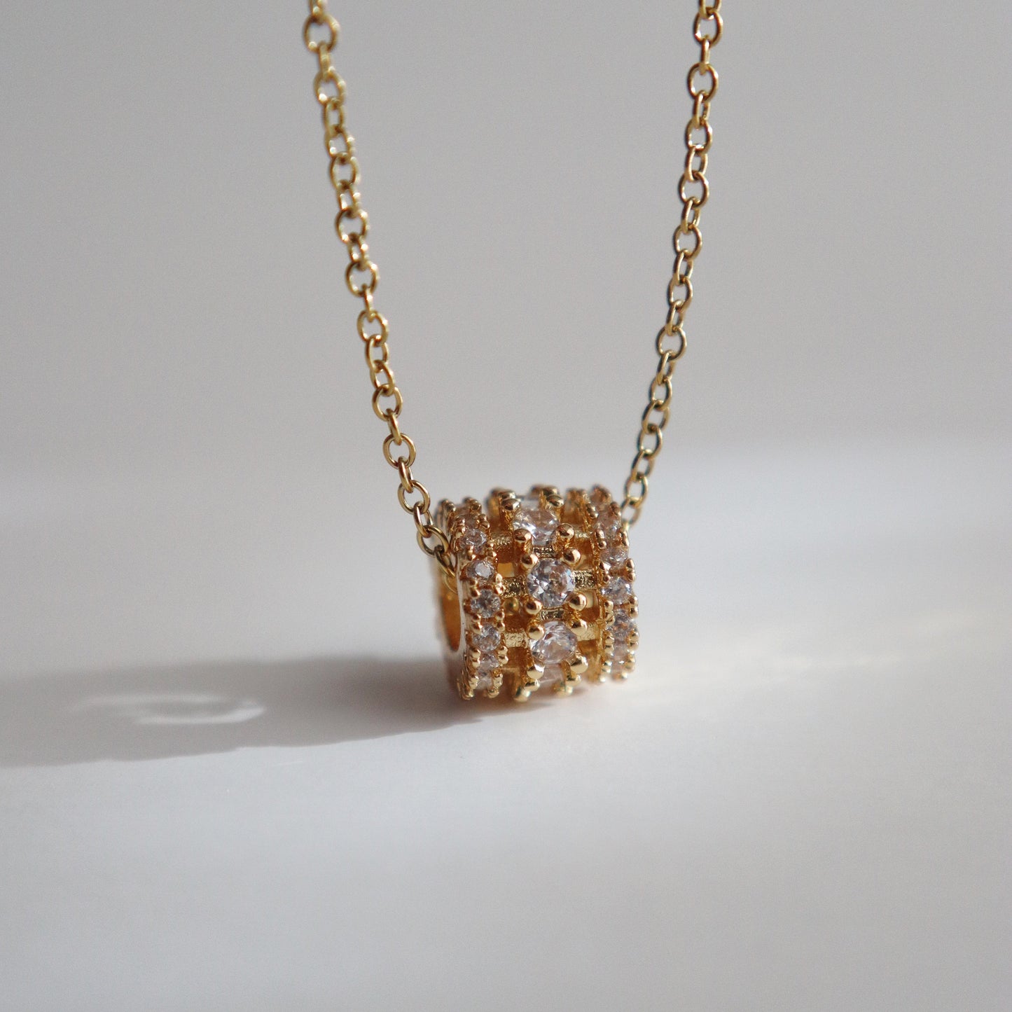 Lainey Necklace | CZ Pendant Necklace