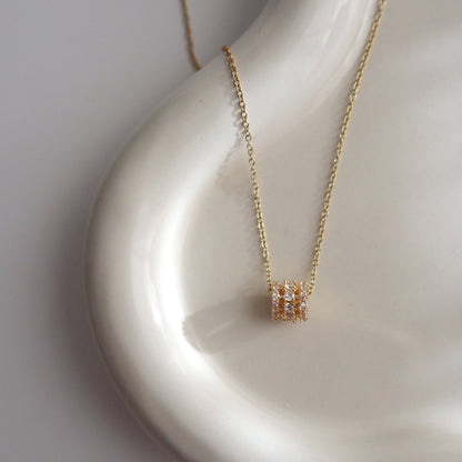 Lainey Necklace | CZ Pendant Necklace