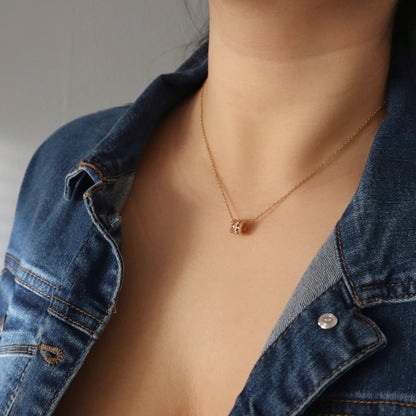 Lainey Necklace | CZ Pendant Necklace