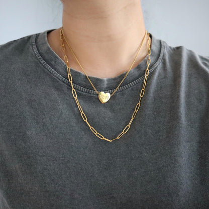 Paperclip Chain - JESSA JEWELRY | GOLD JEWELRY; dainty, affordable gold everyday jewelry. Tarnish free, water-resistant, hypoallergenic. Jewelry for everyday wear