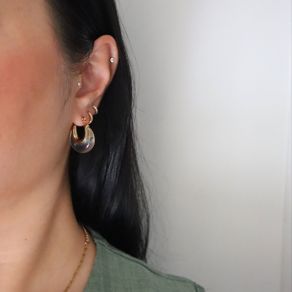 Millie Acrylic Hoops