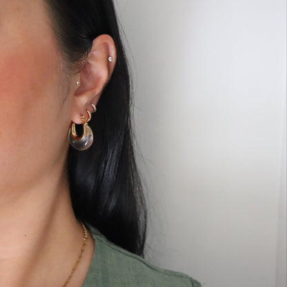 Millie Acrylic Hoops