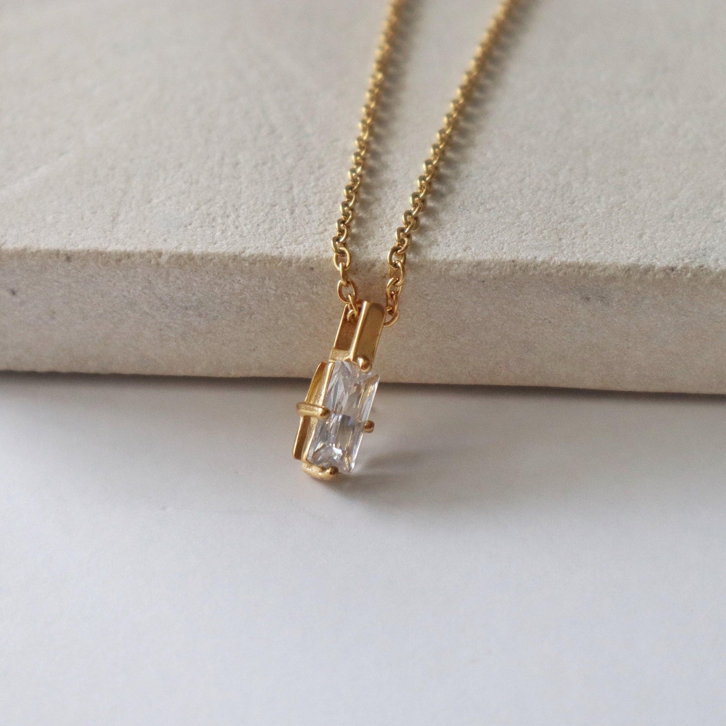 Haven Necklace | Pendant Necklace - JESSA JEWELRY | GOLD JEWELRY; dainty, affordable gold everyday jewelry. Tarnish free, water-resistant, hypoallergenic. Jewelry for everyday wear
