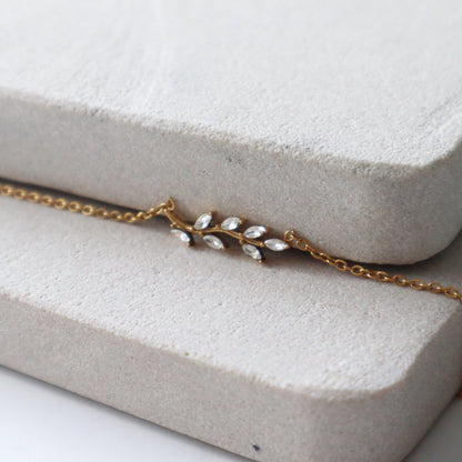 Branch Necklace - JESSA JEWELRY | GOLD JEWELRY; dainty, affordable gold everyday jewelry. Tarnish free, water-resistant, hypoallergenic. Jewelry for everyday wear