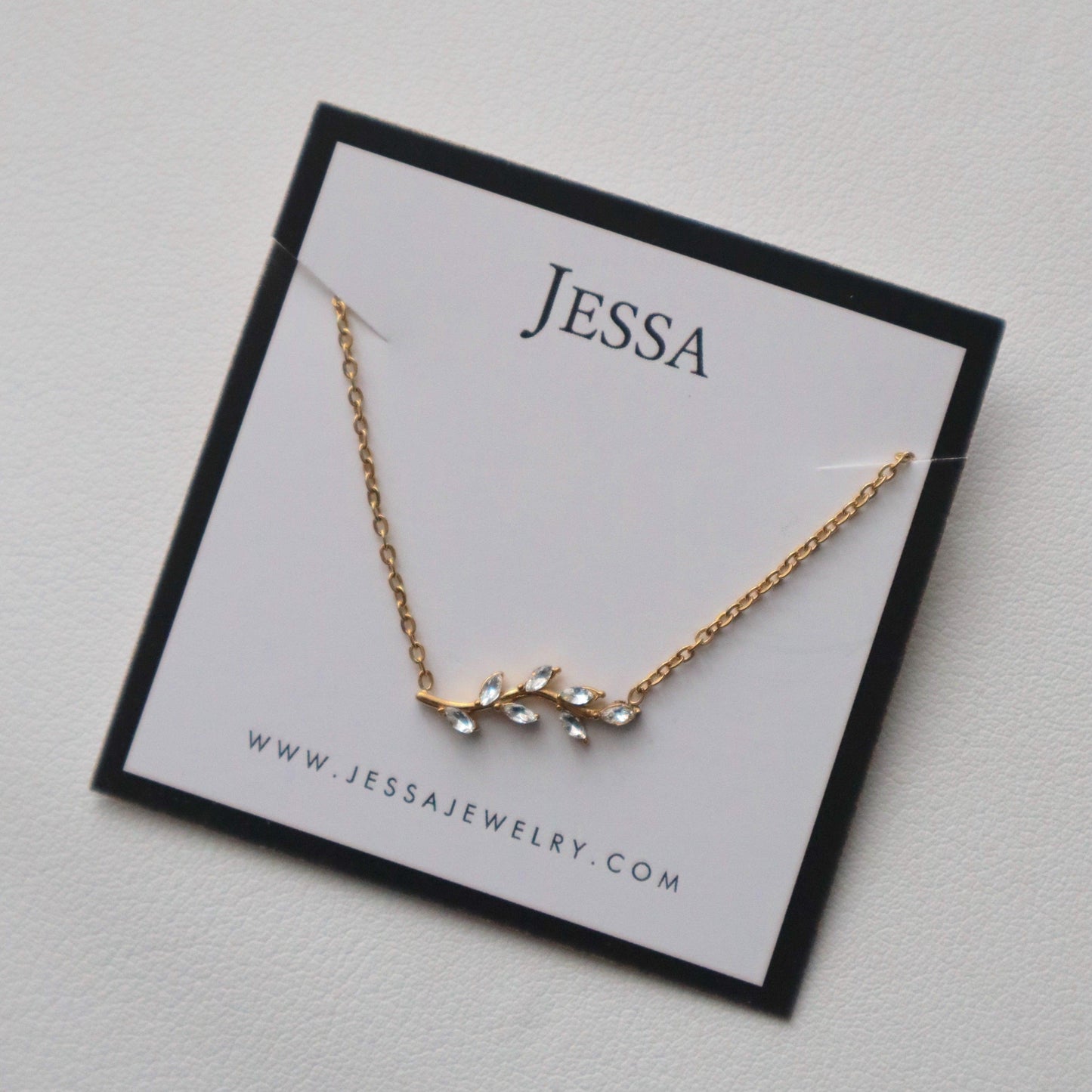 Branch Necklace - JESSA JEWELRY | GOLD JEWELRY; dainty, affordable gold everyday jewelry. Tarnish free, water-resistant, hypoallergenic. Jewelry for everyday wear