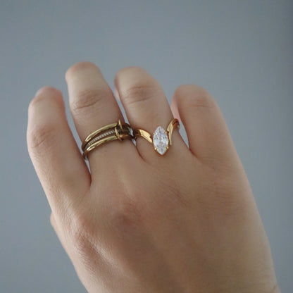 Elena Ring | V Marquise Ring