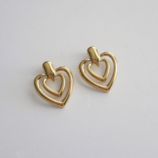Julie Heart Earrings