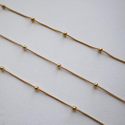 Satellite Choker Necklace - JESSA JEWELRY | GOLD JEWELRY; dainty, affordable gold everyday jewelry. Tarnish free, water-resistant, hypoallergenic. Jewelry for everyday wear