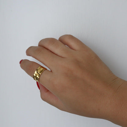 Hadley Ring | Adjustable Ring - JESSA JEWELRY | GOLD JEWELRY; dainty, affordable gold everyday jewelry. Tarnish free, water-resistant, hypoallergenic. Jewelry for everyday wear