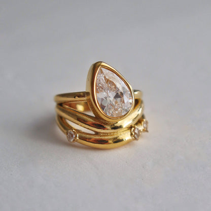 Sol Ring | Statement Zirconia Ring