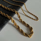 Rope Chain - JESSA JEWELRY | GOLD JEWELRY; dainty, affordable gold everyday jewelry. Tarnish free, water-resistant, hypoallergenic. Jewelry for everyday wear