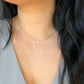 Nova Necklace | CZ Necklace - JESSA JEWELRY | GOLD JEWELRY; dainty, affordable gold everyday jewelry. Tarnish free, water-resistant, hypoallergenic. Jewelry for everyday wear