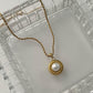 Perla Necklace | Pearl Pendant Necklace - JESSA JEWELRY | GOLD JEWELRY; dainty, affordable gold everyday jewelry. Tarnish free, water-resistant, hypoallergenic. Jewelry for everyday wear